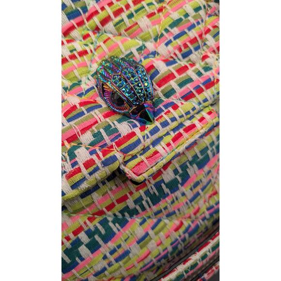 Kurt Geiger London Large Tweed Kensington Woven Purse - Picture 4 of 14